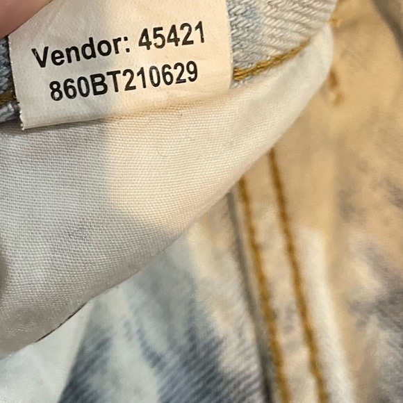 Pacsun Bleached 90's Boyfriend Blue Jeans Women’s Size 25 Distressed Denim - Picture 8 of 15